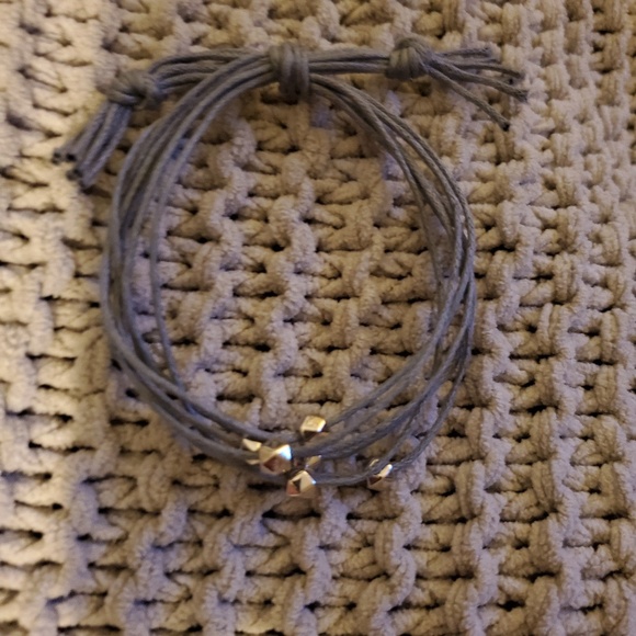 Adjustable Cord and Silver Bracelet - Picture 5 of 5